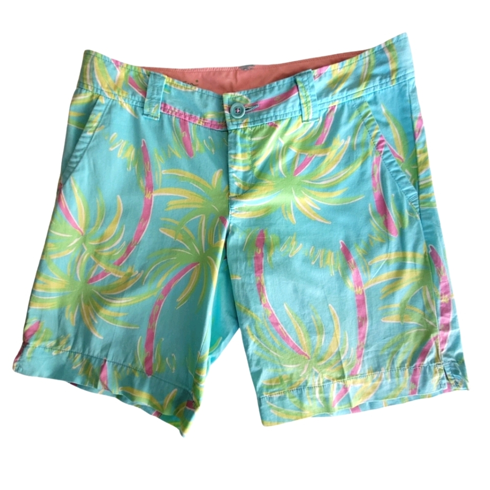 Lilly Pulitzer Bermuda Shorts Blue/Green Size 8